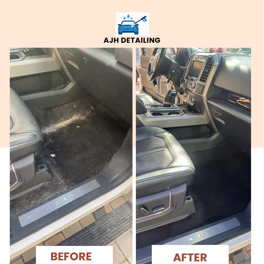 Ford Platinum interior before and after